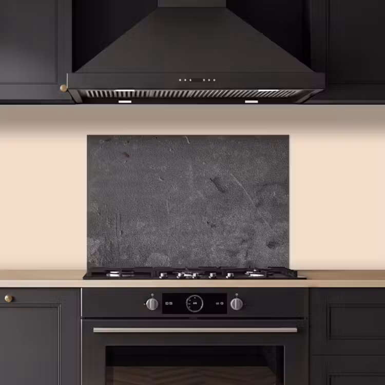 Kitchen splashback for hob - Concrete - Gray - Line - Shapes — 5