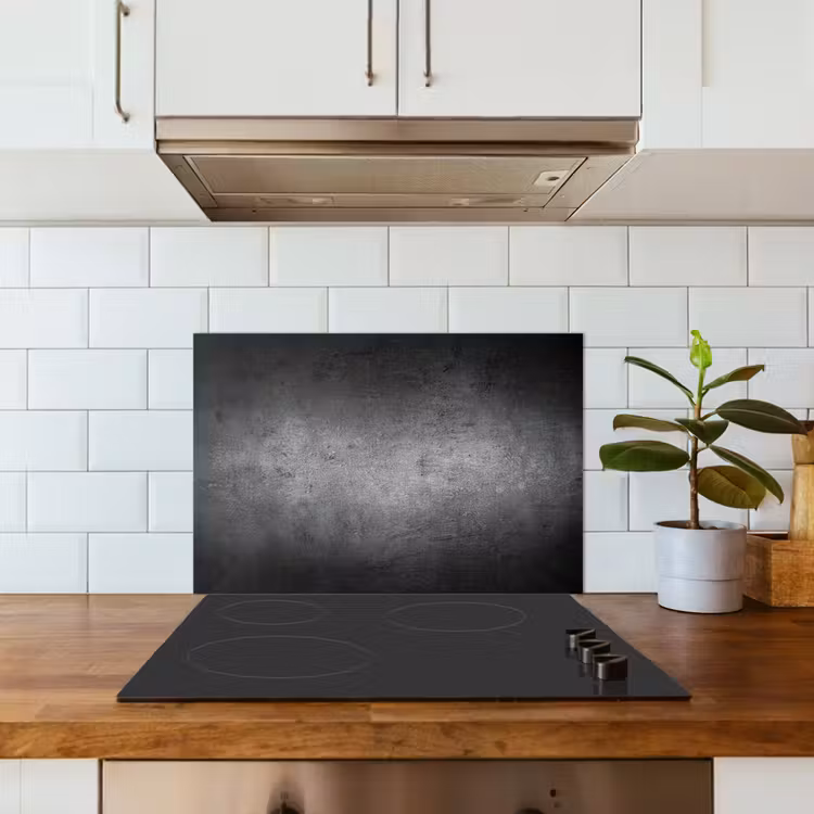 Kitchen splashback for hob - Concrete - Gray - Retro - Cement - Texture — 3