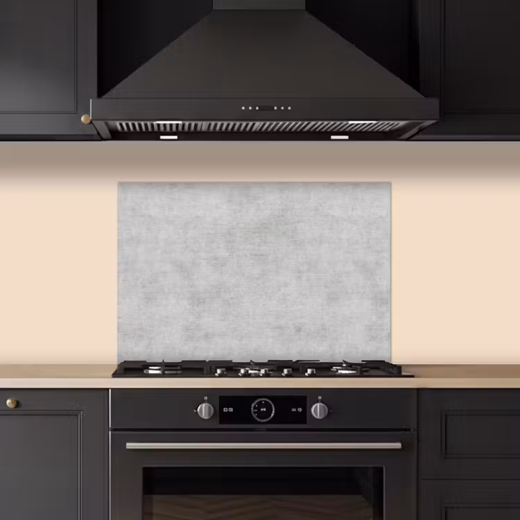 Kitchen splashback for hob - Concrete - Grey - Industrial - Pattern — 5