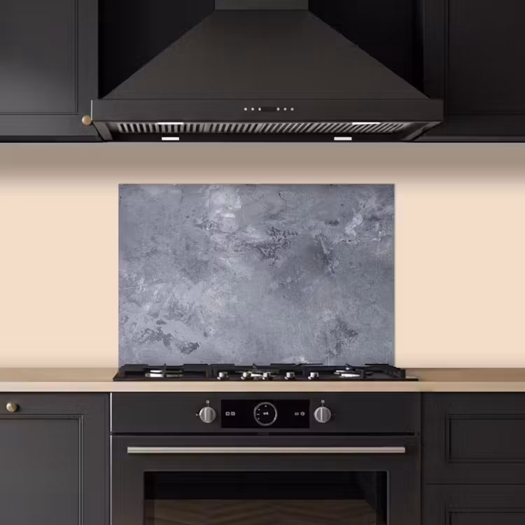 Kitchen splashback for hob - Clouds of Concrete — 5