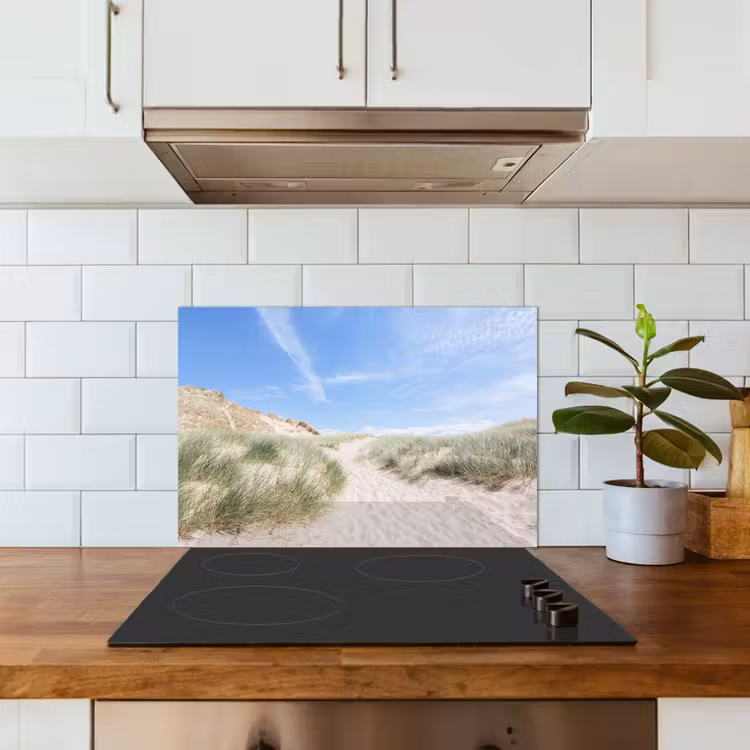Kitchen splashback for hob - Beach - Dune - Grass — 3