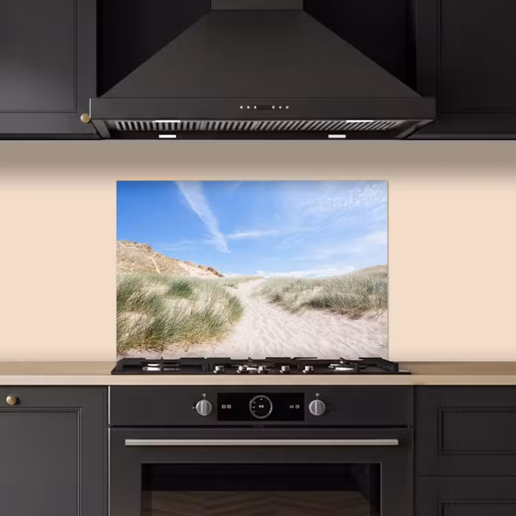 Kitchen splashback for hob - Beach - Dune - Grass — 5