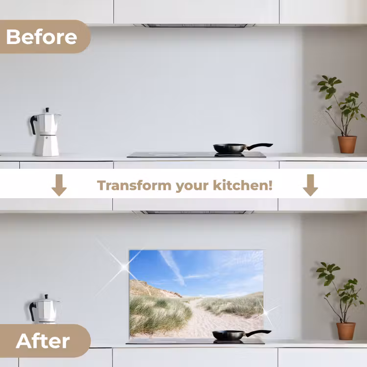 Kitchen splashback for hob - Beach - Dune - Grass — 7