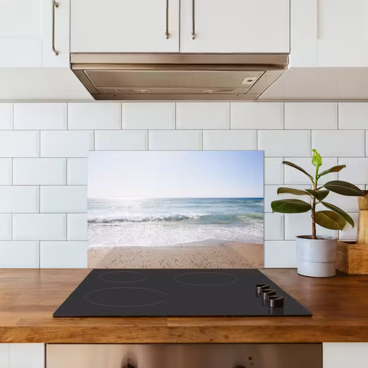 Kitchen splashback for hob - Beach - Water - Turquoise — 3