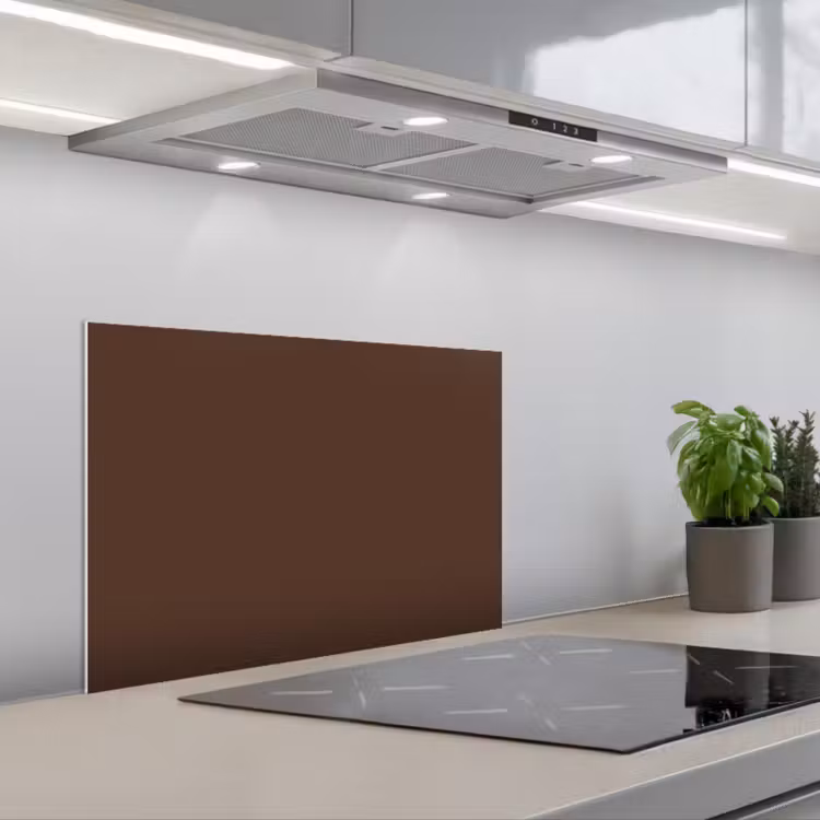 Kitchen splashback for hob - Brown - Dark - Colors — 1