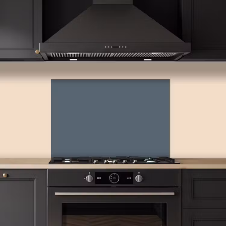 Kitchen splashback for hob - Colors - Blue - Interior — 5