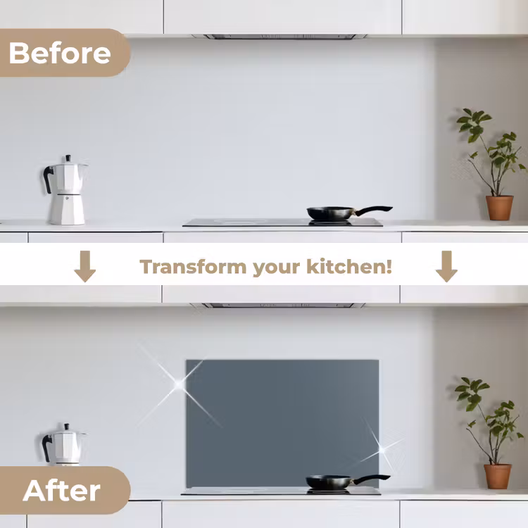 Kitchen splashback for hob - Deep Sea Dive — 7