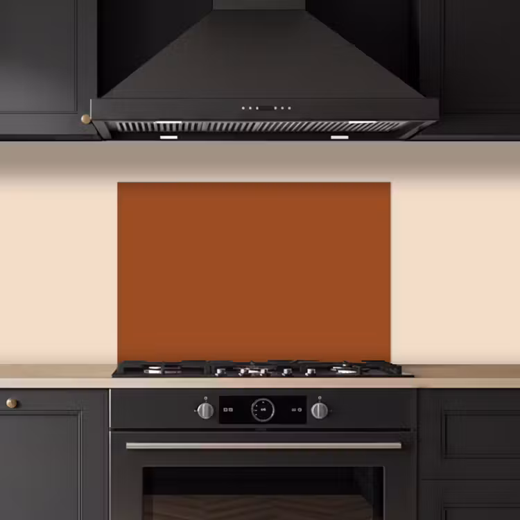 Kitchen splashback for hob - Fiery Stillness — 5
