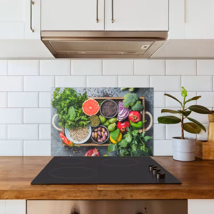 Kitchen splashback for hob - Box - Fruit - Healthy — 3
