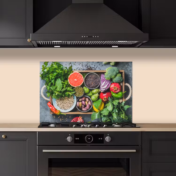 Kitchen splashback for hob - Box - Fruit - Healthy — 5