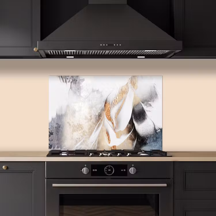 Kitchen splashback for hob - Abstract - Gold - Design - Luxe — 5