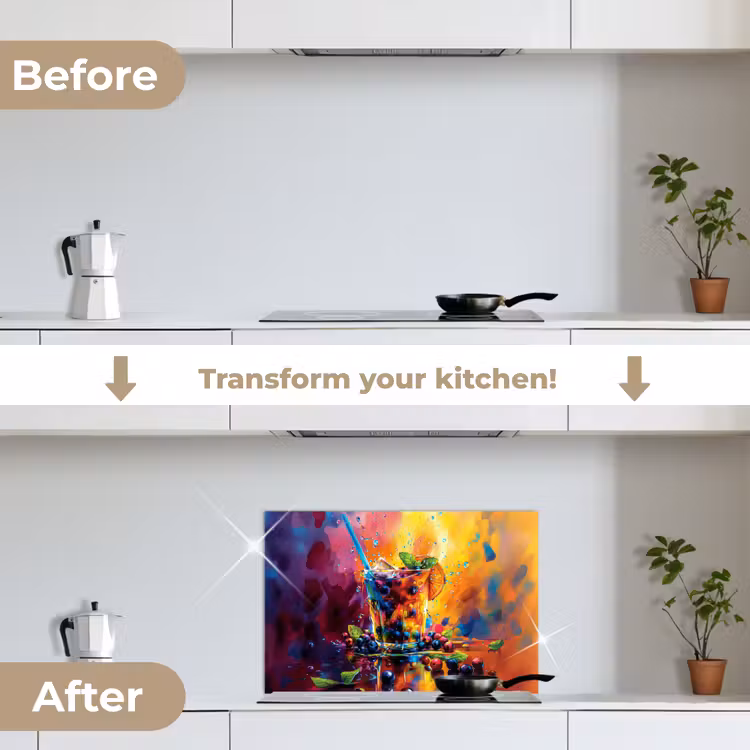 Kitchen splashback for hob - Explosion of Fruit and Color — 7