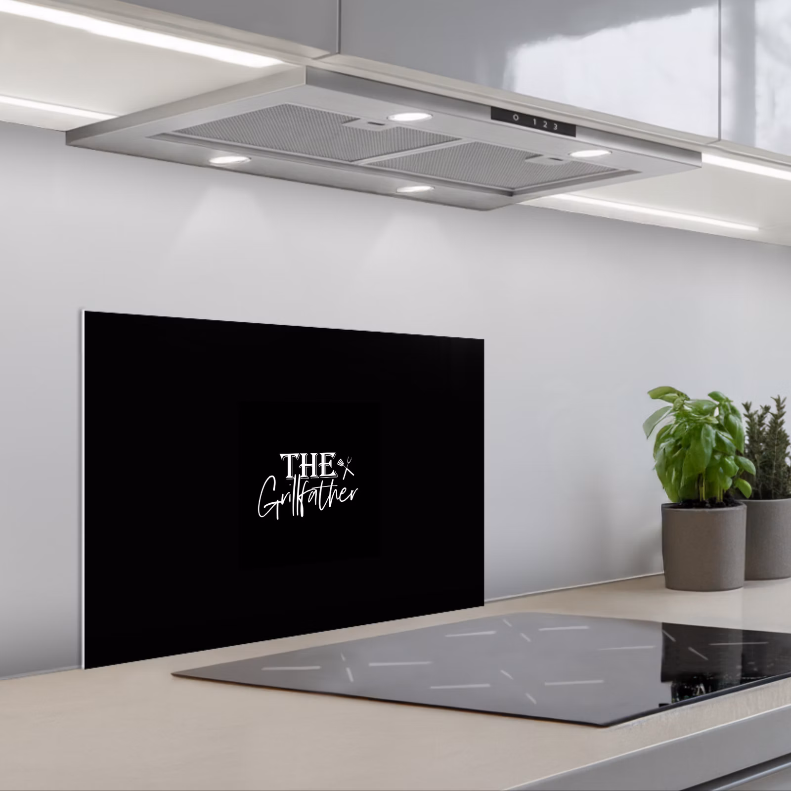 Kitchen splashback for hob - Barbecue - BBQ - Grill - Cooking - The Grillfather - Text - Proverbs — 1