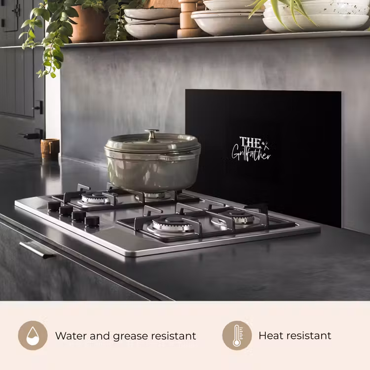 Kitchen splashback for hob - Barbecue - BBQ - Grill - Cooking - The Grillfather - Text - Proverbs — 2