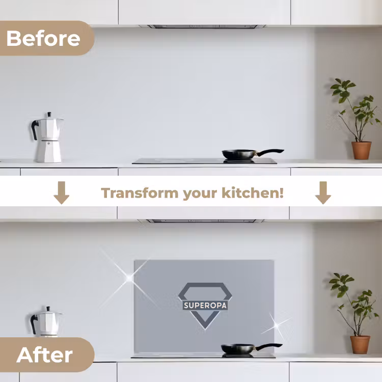 Kitchen splashback for hob - Father's Day - Gift man - Grandpa - Superopa - Quote - Proverbs — 7
