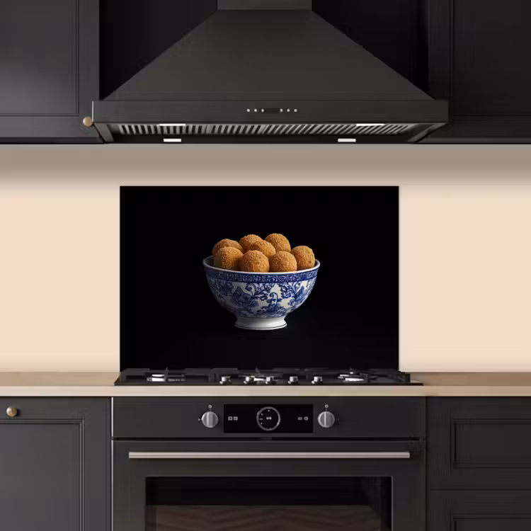 Kitchen splashback for hob - Delft blue - Bitterballen - Holland - Bowl — 5