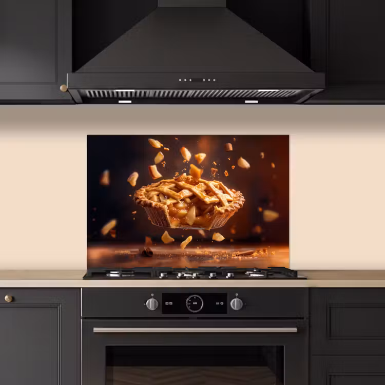 Kitchen splashback for hob - Apple - Pie - Hot - Food — 5