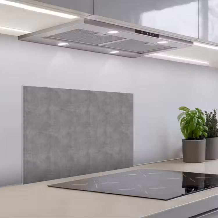 Kitchen splashback for hob - Concrete - Texture - Pattern — 1