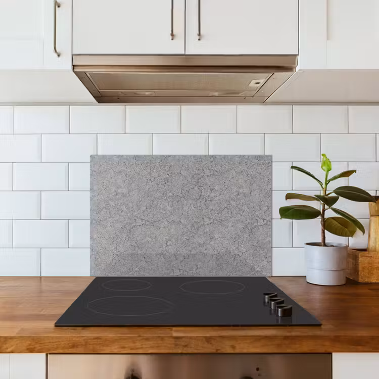 Kitchen splashback for hob - Concrete - Wall - Patterns - Industrial — 3