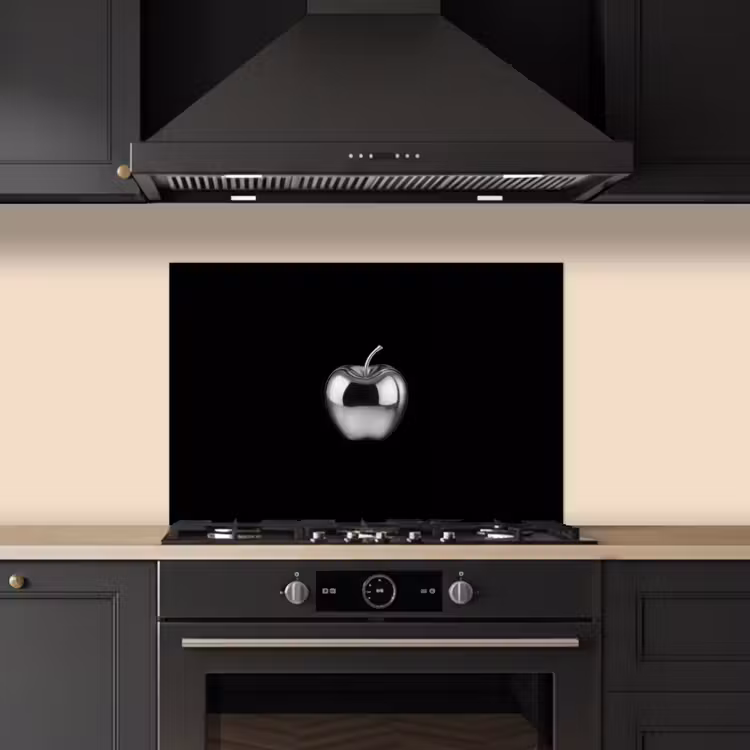Kitchen splashback for hob - Apple - Metallic - Symmetrical — 5