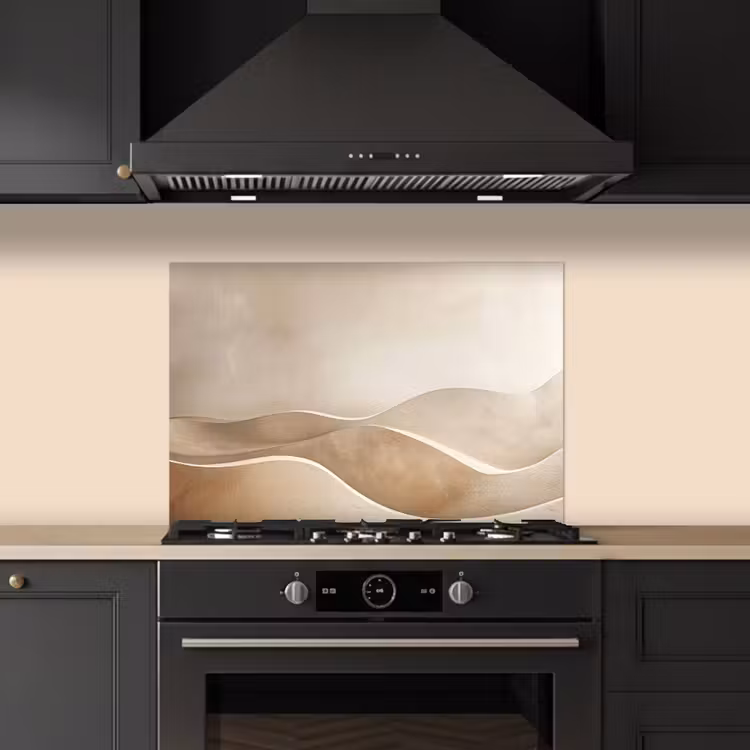 Kitchen splashback for hob - Beige - Hills - Pattern — 5