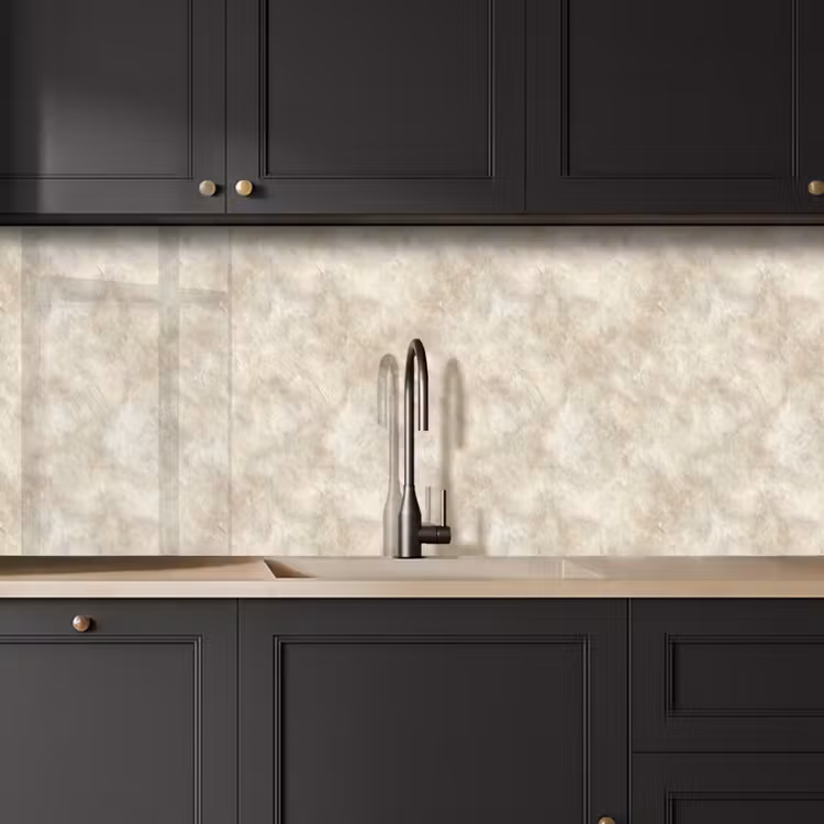 Kitchen splashback - Beige - Embossed texture - Natural stone — 6