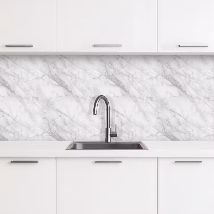 Kitchen splashback - Classic - Marble - Gray — 4