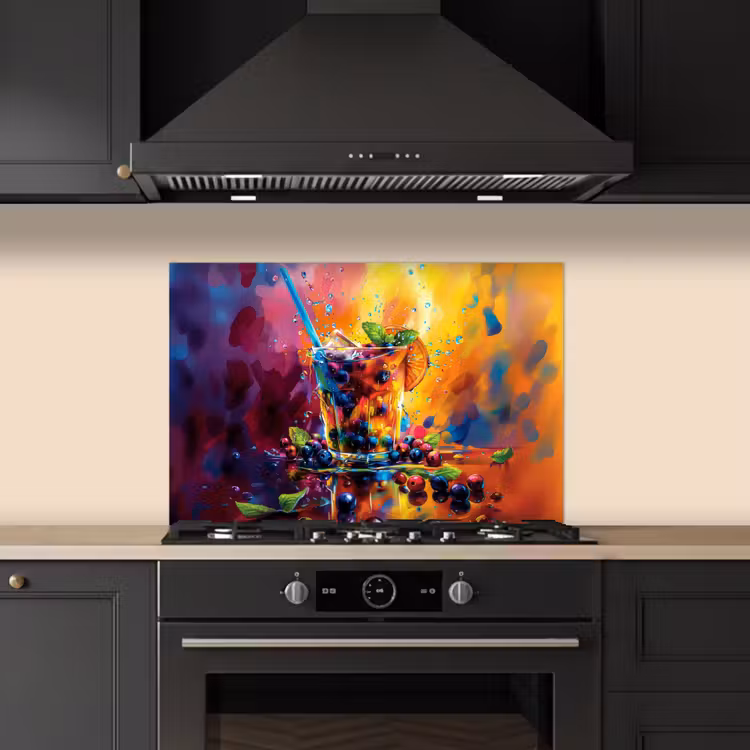 Kitchen splashback for hob - Cocktail - Fruit - Colorful - Beverage — 5