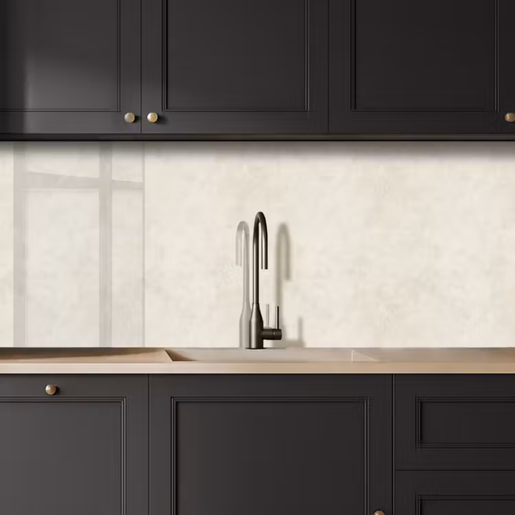 Kitchen splashback - Cream - Smooth - Concrete — 6