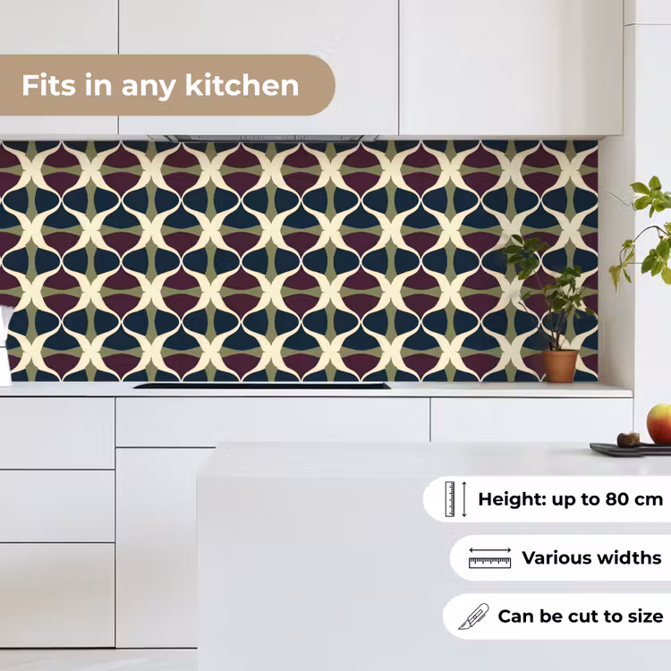 Kitchen splashback - Abstract - Retro - Colorful — 7