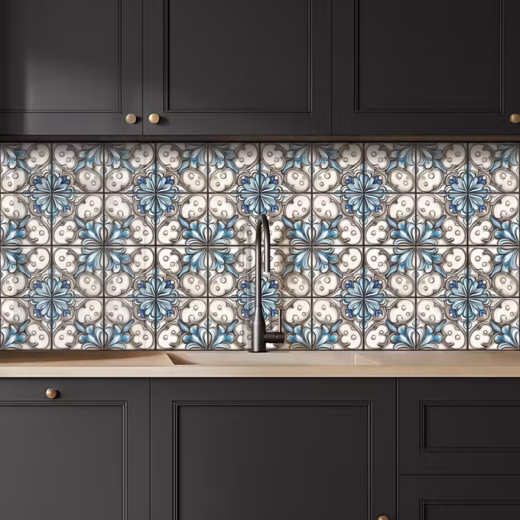 Kitchen splashback - Baroque - Tile - Colorful — 6