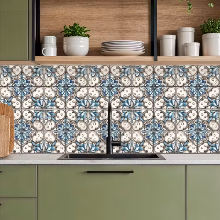 Kitchen splashback - Baroque - Tile - Colorful — 8