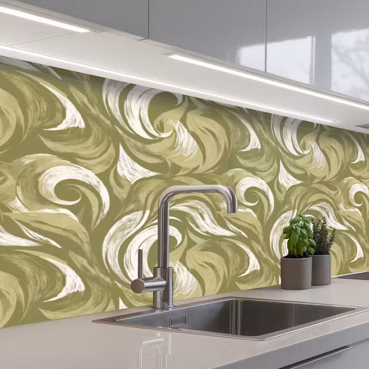 Kitchen splashback - Abstract - Texture - Green — 2