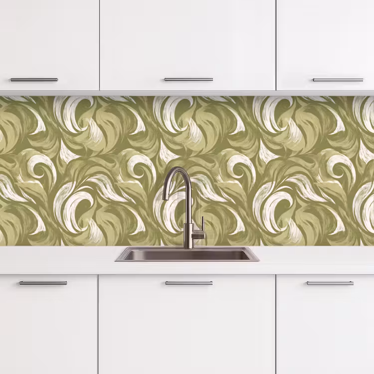 Kitchen splashback - Abstract - Texture - Green — 4