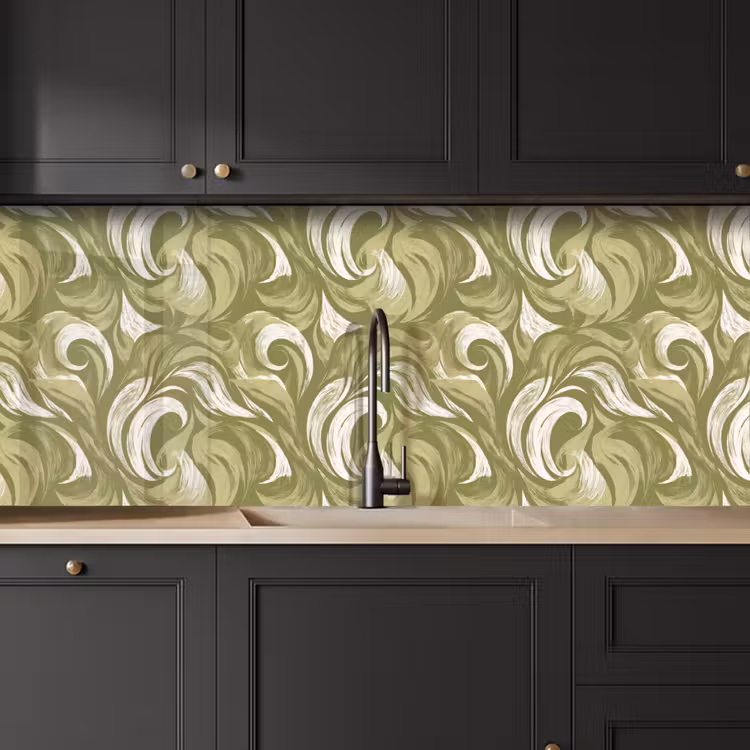 Kitchen splashback - Abstract - Texture - Green — 6