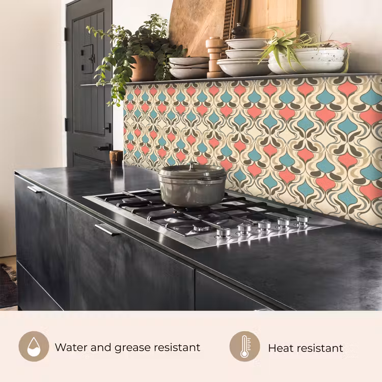 Kitchen splashback - Baroque - Retro - Colorful — 5