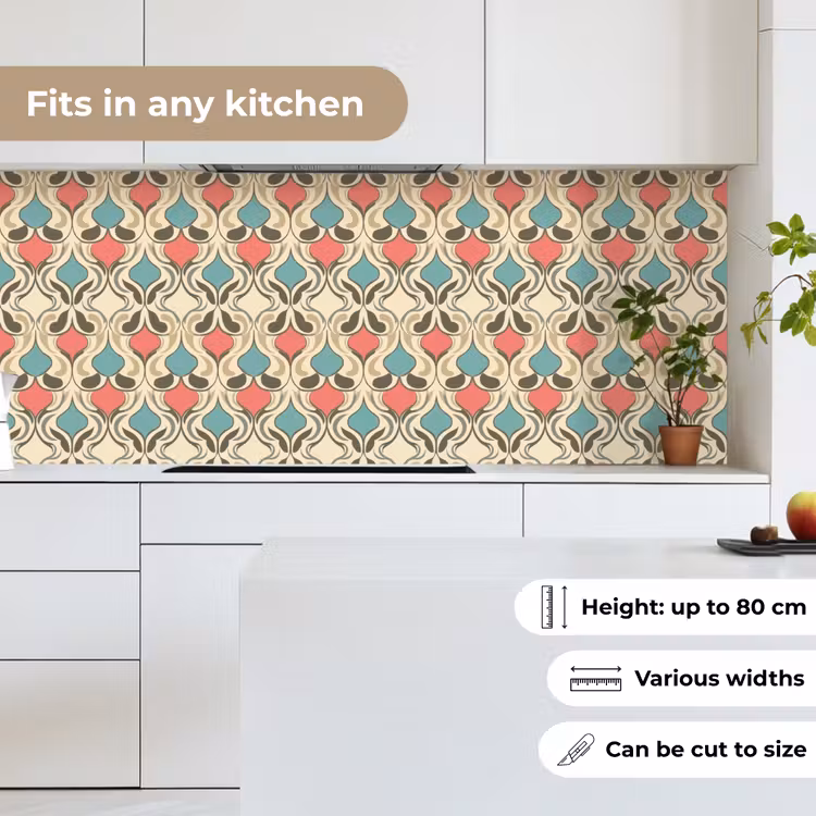 Kitchen splashback - Baroque - Retro - Colorful — 7