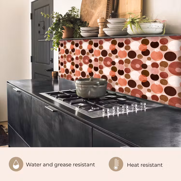 Kitchen splashback - Circles - Modern - Colorful — 5