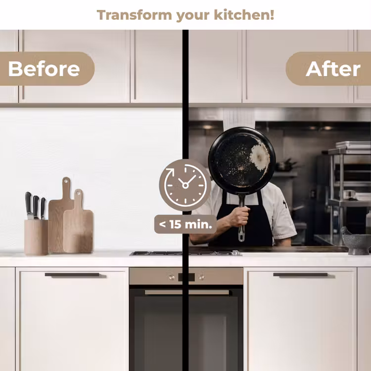 Kitchen splashback - Cooks - Frying pans - Kitchen — 3
