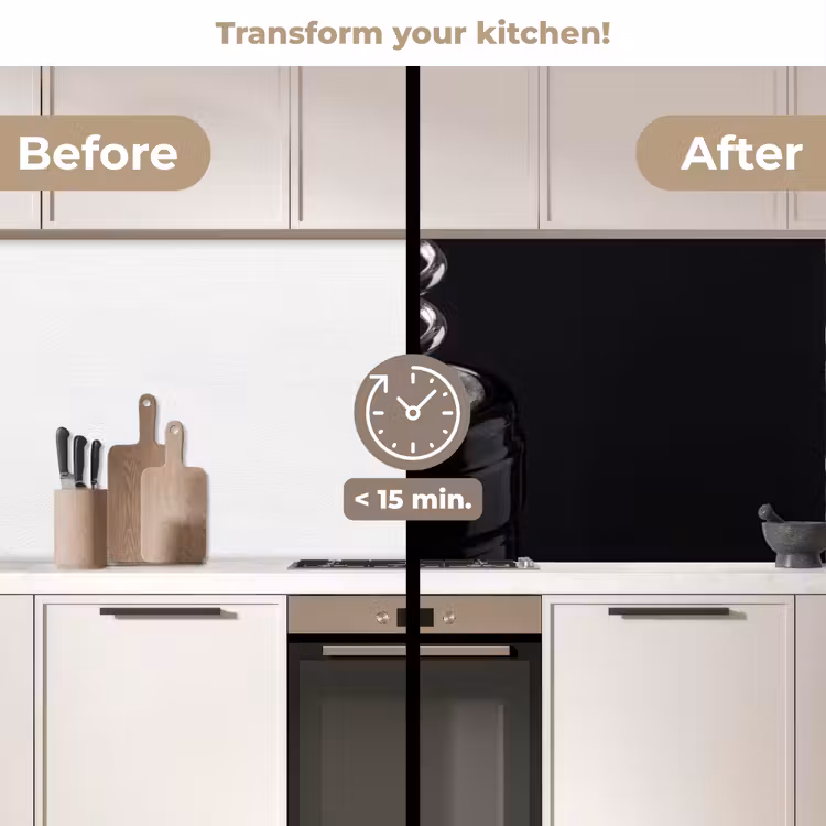 Kitchen splashback - Corkscrew - Wine - Black - White — 3