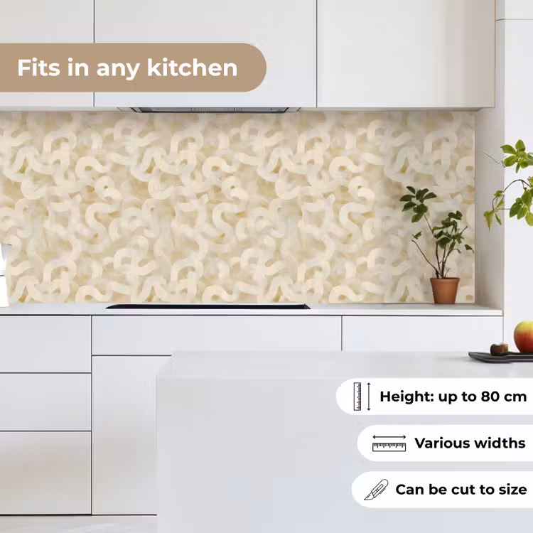 Kitchen splashback - Abstract - Lines - Beige — 7