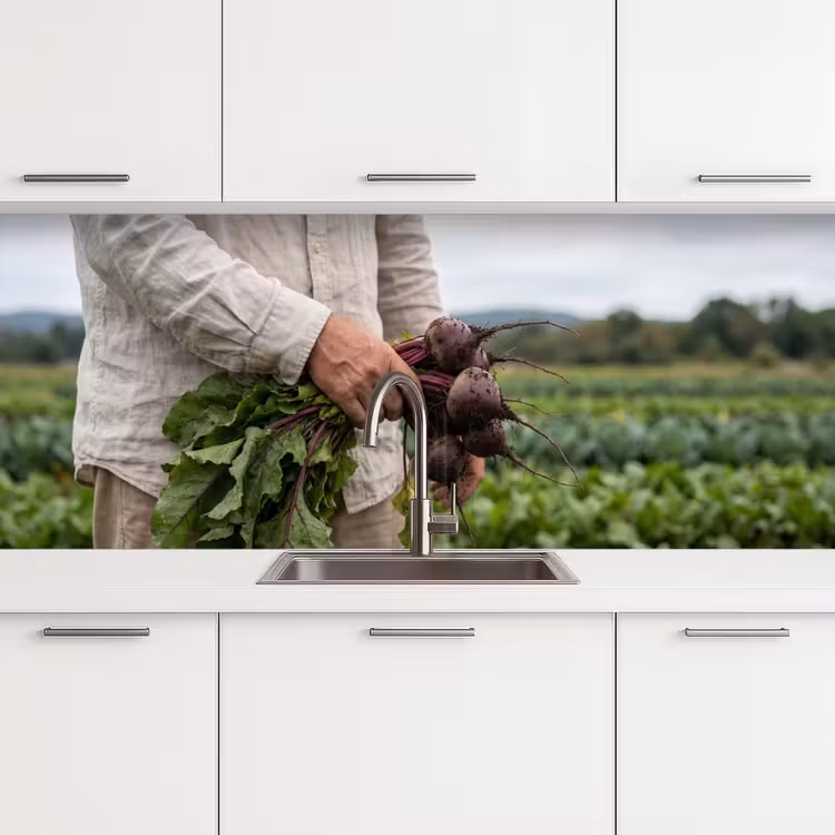 Kitchen splashback - Beets - Fresh - Kitchen Garden — 4