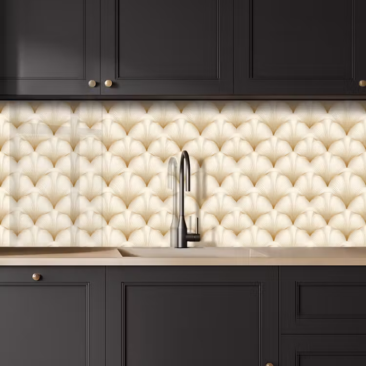 Kitchen splashback - Fan - Motif - Gold — 6