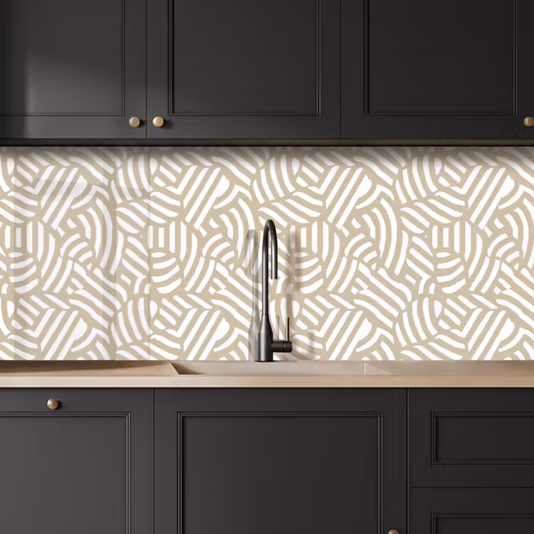 Kitchen splashback - Abstract - Modern - Beige — 6