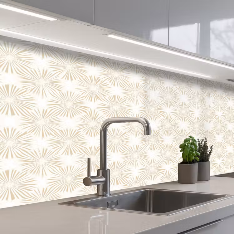 Kitchen splashback - Abstract - Motif - Beige — 2