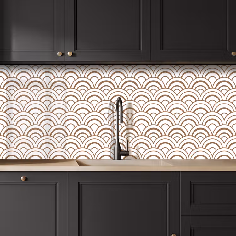 Kitchen splashback - Classic - Motif - Terracotta — 6