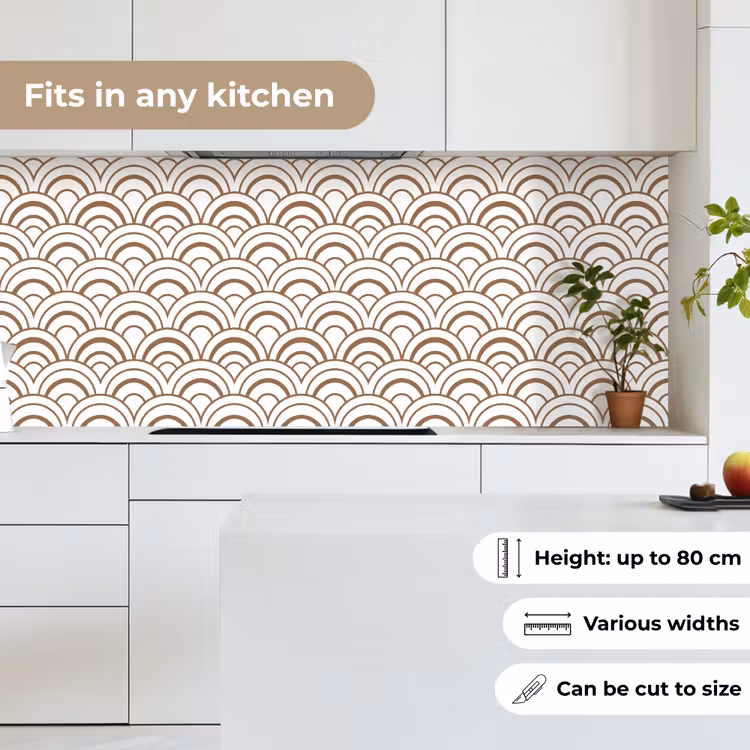 Kitchen splashback - Classic - Motif - Terracotta — 7