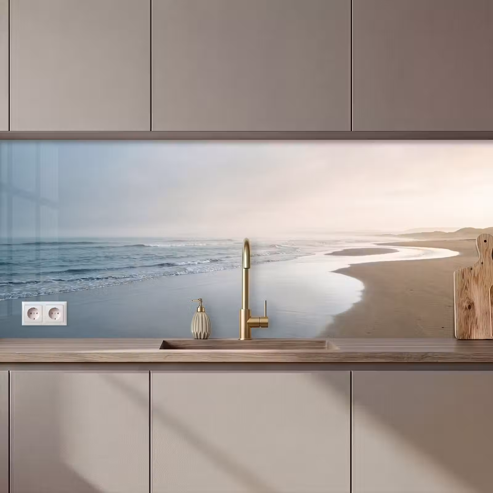 Kitchen splashback - Coastline - Beach - Ocean — 1