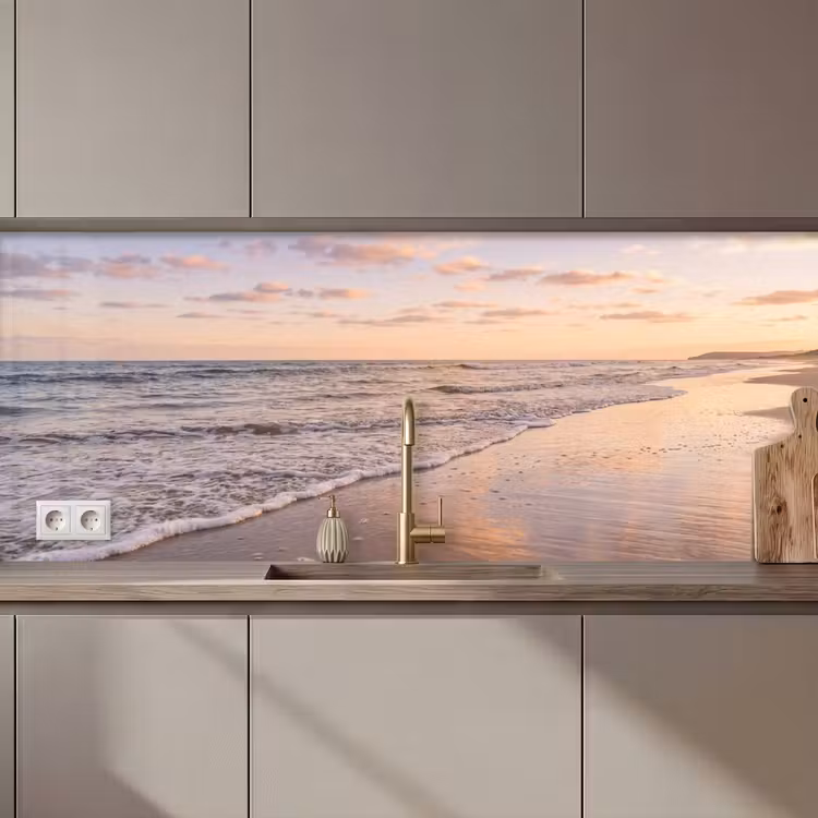 Kitchen splashback - Beach - Surf - Clouds — 1