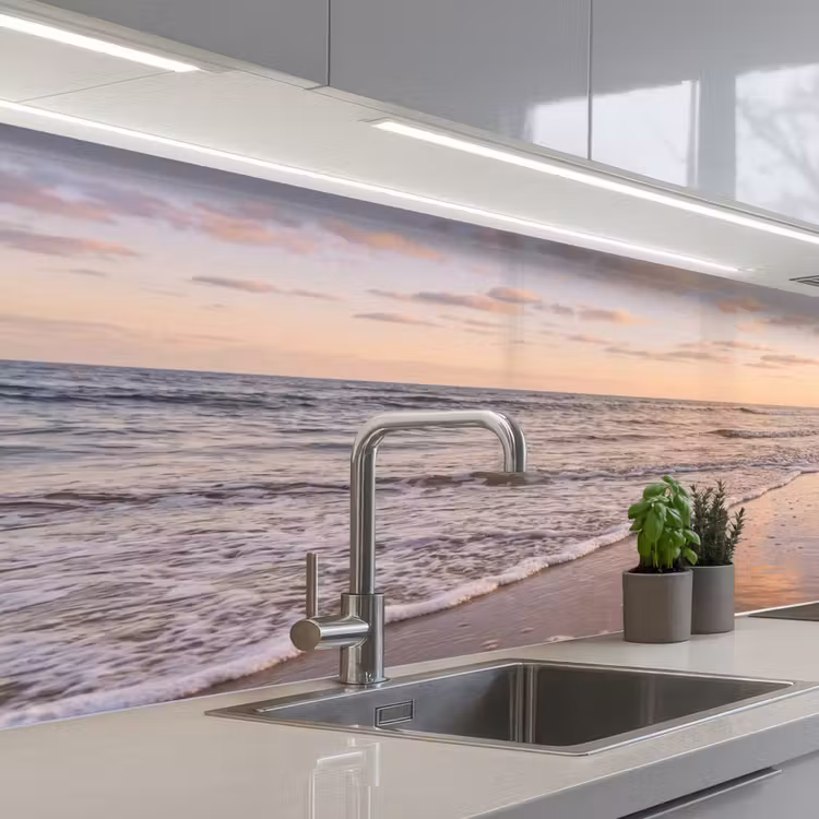 Kitchen splashback - Beach - Surf - Clouds — 2